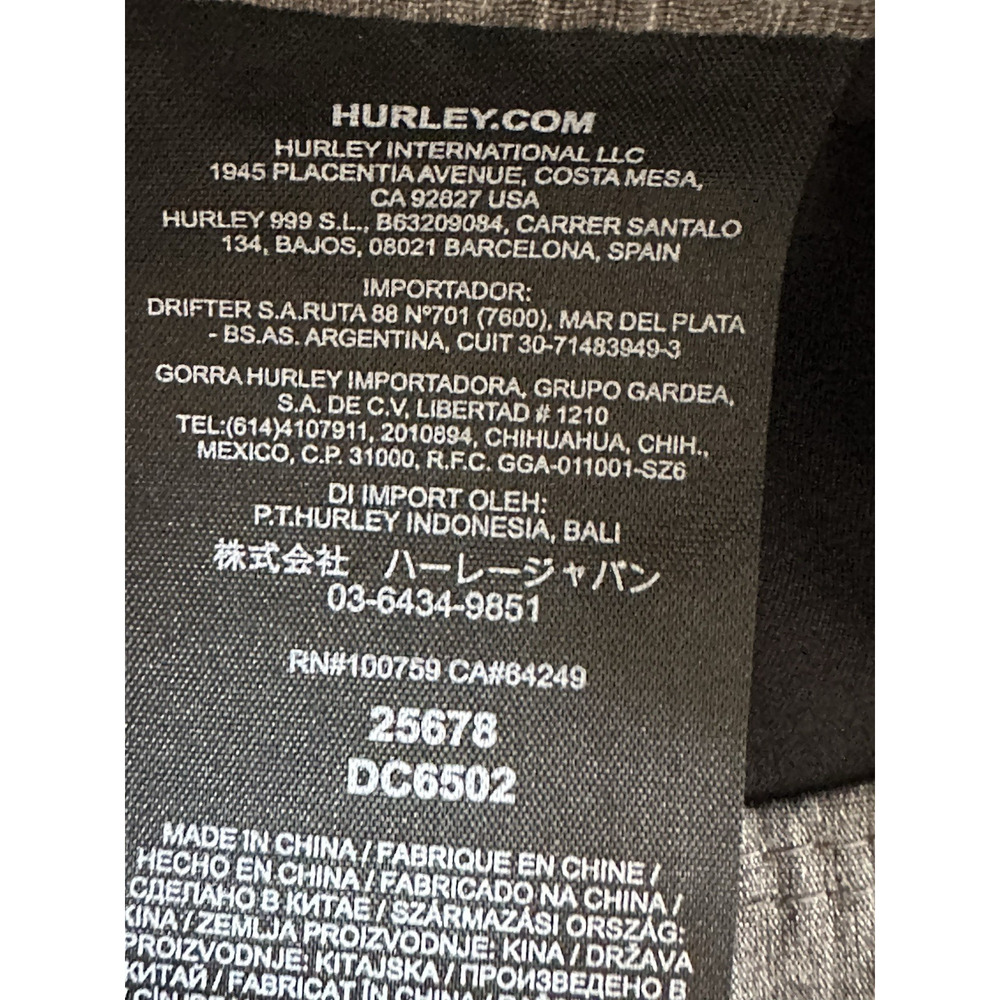 Hurley Men’s Black Shorts Size 30 Hurley Athletic‎ Shorts Size 30 - Picture 10 of 16